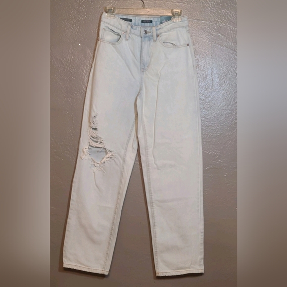 Wild Fable Women's Light Blue Distressed Jeans Relaxed Fit Size 0 30" Inseam NWT - Picture 11 of 12